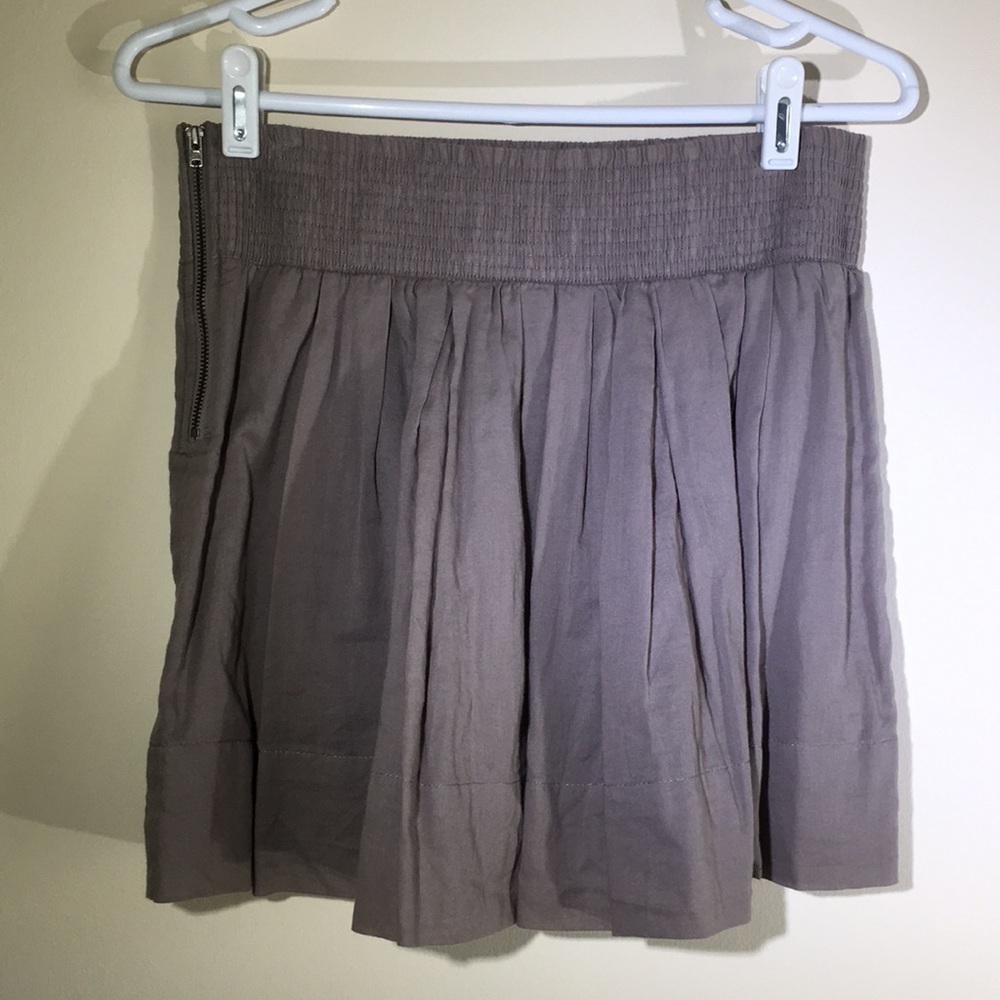 Banana Republic Gauzy layered side zip mini skirt